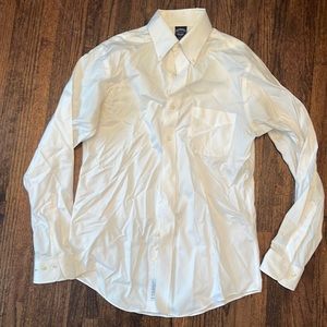 Brooks brothers non iron white dress shirt size 15 34/35